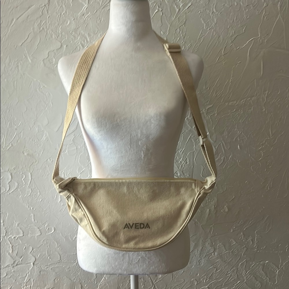 Aveda Cream Crossbody Bag